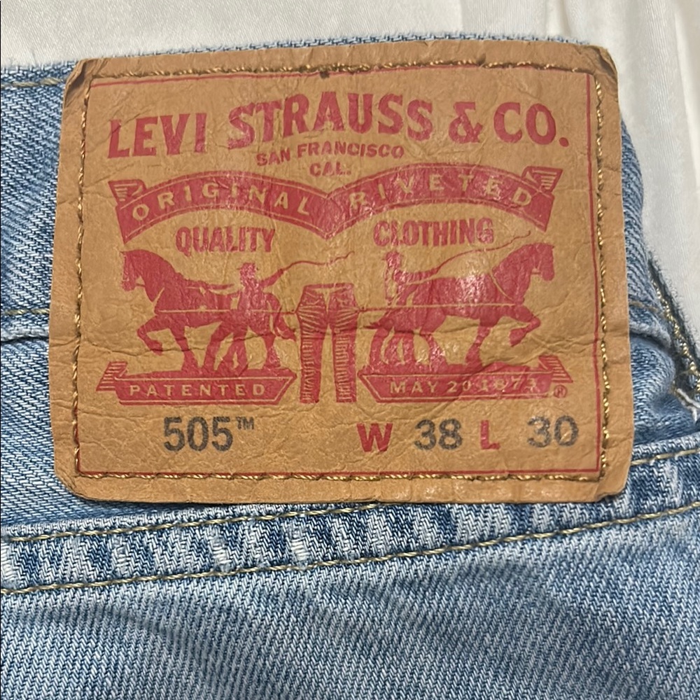 Levi's Blue Straight Jeans Iconic Design